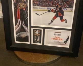 Cam Fowler Ducks Framed Memorabilia