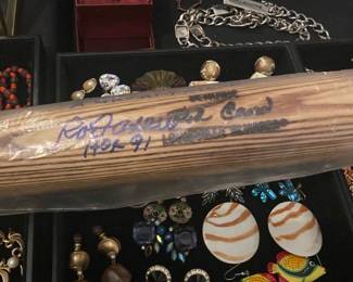 Rod Carew signed baseball bat