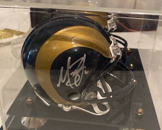 St.louis rams mini helmet Marc Bolger