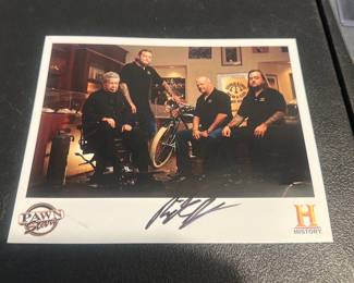 Pawn Stars Signed by Rick Cast Photo