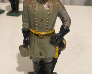 Cast Iron Confederate Soldier Figurine