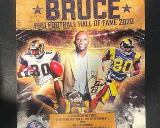 Isaac Bruce Foundation Auto poster