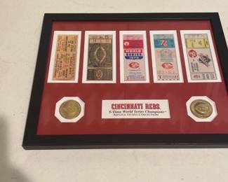 Cincinnati Reds Replica 5-Time Ticket Se