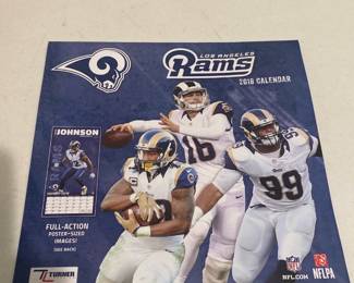 Los Angeles Rams 2018 NFL Calendar