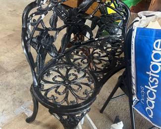 Iron bench