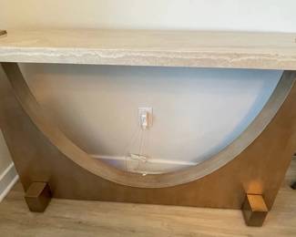 FLK014 - Travertine Stone Console 