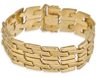 14K Articulated Link Bracelet