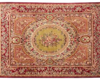 Hand-Knotted French Aubusson Rug, 14 ft. 5 in. x 10 ft.