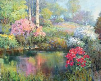 Kent Wallis, "Tranquility", oil painting