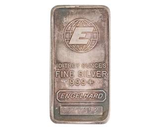 10ozt. Fine Silver Bar Engelhard