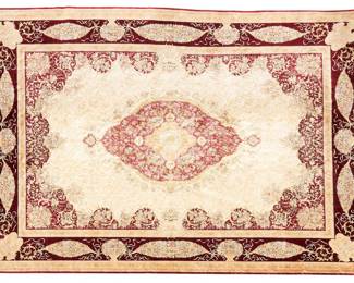 HandKnotted Turkish Silk Rug, 21 ft. 7 in. x 14 ft. 2 in