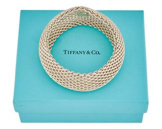Tiffany & Co. Sterling Silver Mesh Bracelet