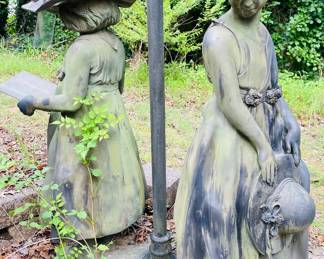 LARGE BRONZE OUTDOOR STATUES