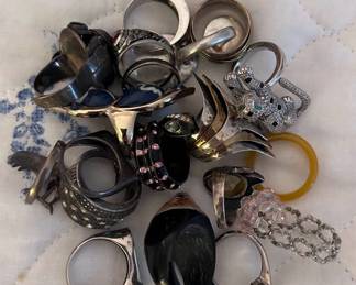 Rings- additional photos with more jewelry will be added closer to the sale.
