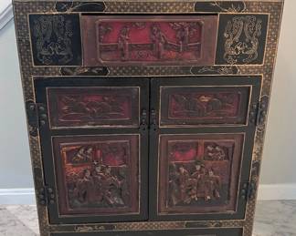 Cabinet with Antique panels