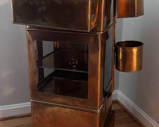 Brass noodle cart