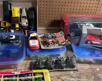 Matchbox cars and other small collector toys