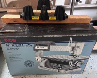 Lots of tools including several saws