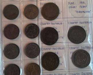 Lots of coins - Mostly from Australia and Germany