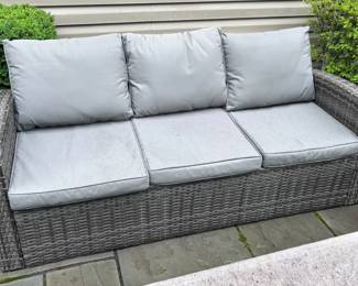 Outdoor seating set, under 2 years old and well cared for.