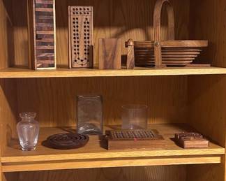 Assorted wooden games from around the world