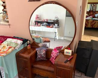 Antique vanity.