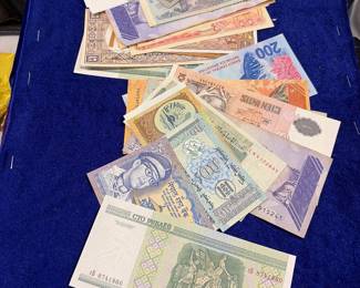 Collection of foreign money