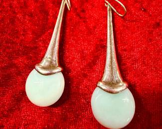 Beautiful signed sterling earrings Robert Lee Morris