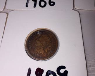 Collection of Indian head pennies