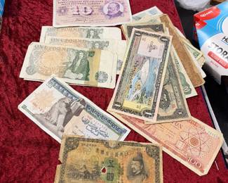 Collection of foreign currency