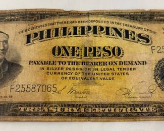 World War II Philippines, money