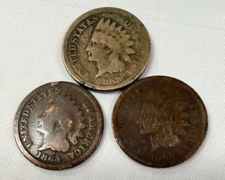Civil War Indianhead pennies