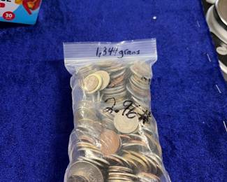3 pounds of foreign coins
