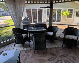 Lloyd Flanders wicker furniture 12 piece set (2 pictures) $2000