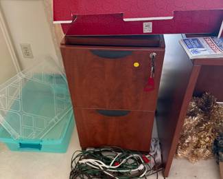 Wooden File Cabinet