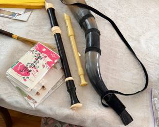 Recorders and Horn Bugle 