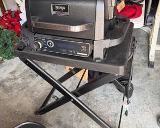 Ninja Electric Grill w/ Wood Chips