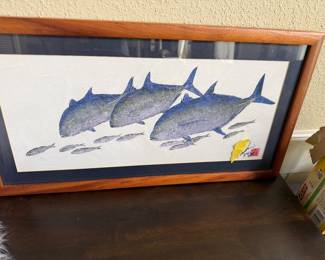 Gyotaku Rice Paper Print