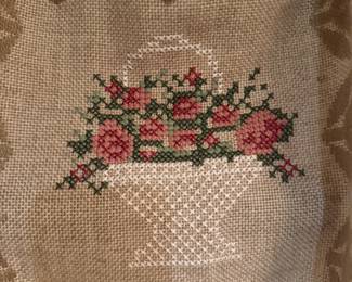 Detail of cross stitch