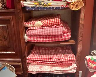 Tablecloths and European duvet covers 