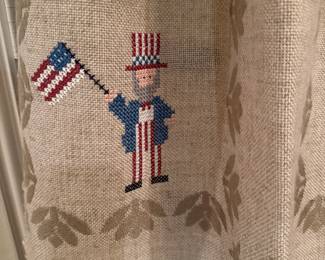 Detail of cross stitch 