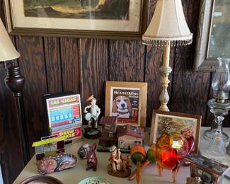 Wall art and great glassware