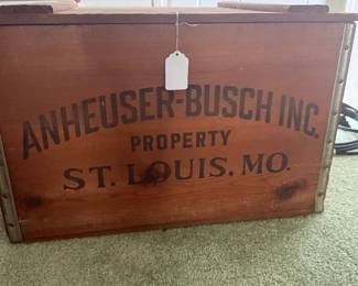 Anheiser Busch Wood Crate