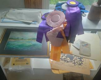 art, ribbons, awards