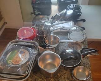 revere ware, corning ware, lobster pot