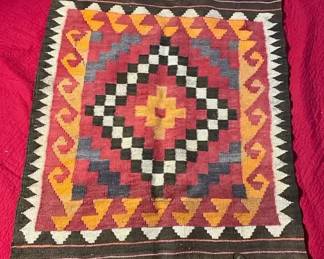 Turkish kilim rug 