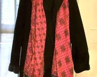 Steve by Searle Coat  Pashmina Scarf