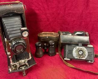 Kodak ILEX Anastigmat, Argus Cameras  Chevalier Paris Opera Glasses 