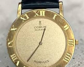 18k Gold Corum Romulus Watch