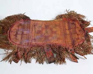 Tuareg Leather Pillow